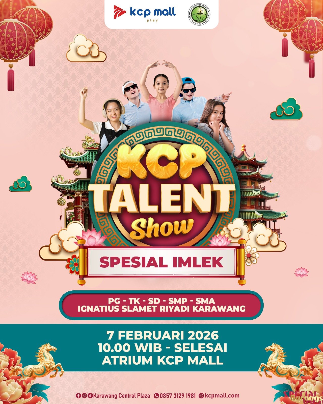 KCP TALENT Show SPESIAL IMLEK PG – TK – SD – SMP – SMA IGNATIUS SLAMET RIYADI KARAWANG